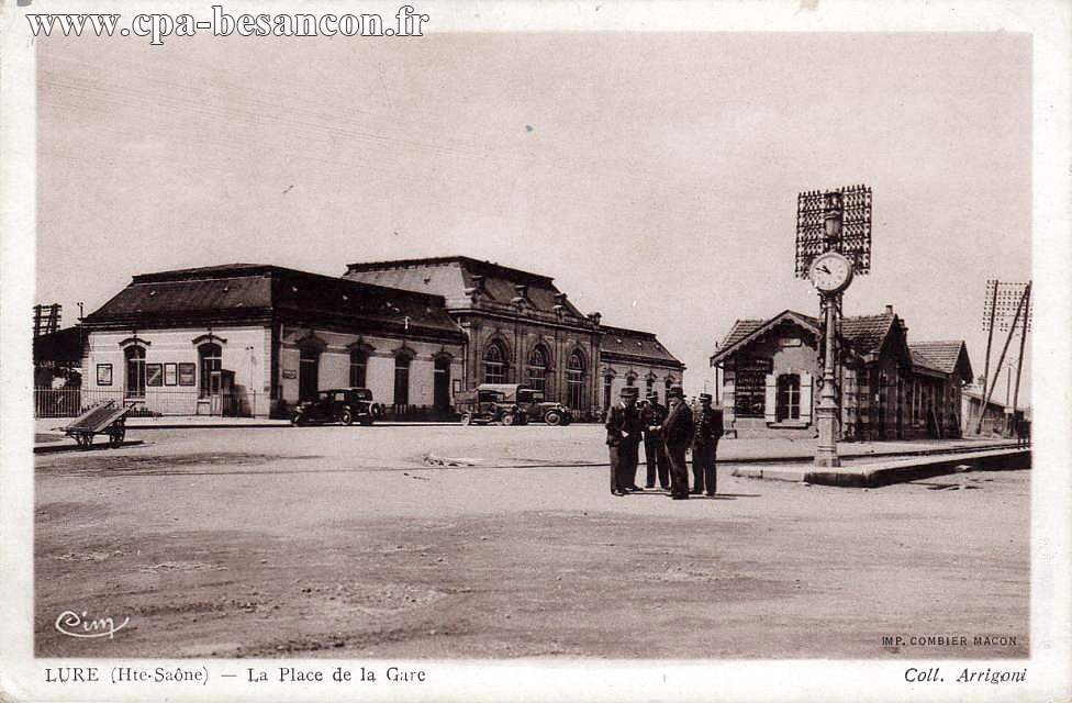 LURE (Hte-Saône) - La Place de la Gare